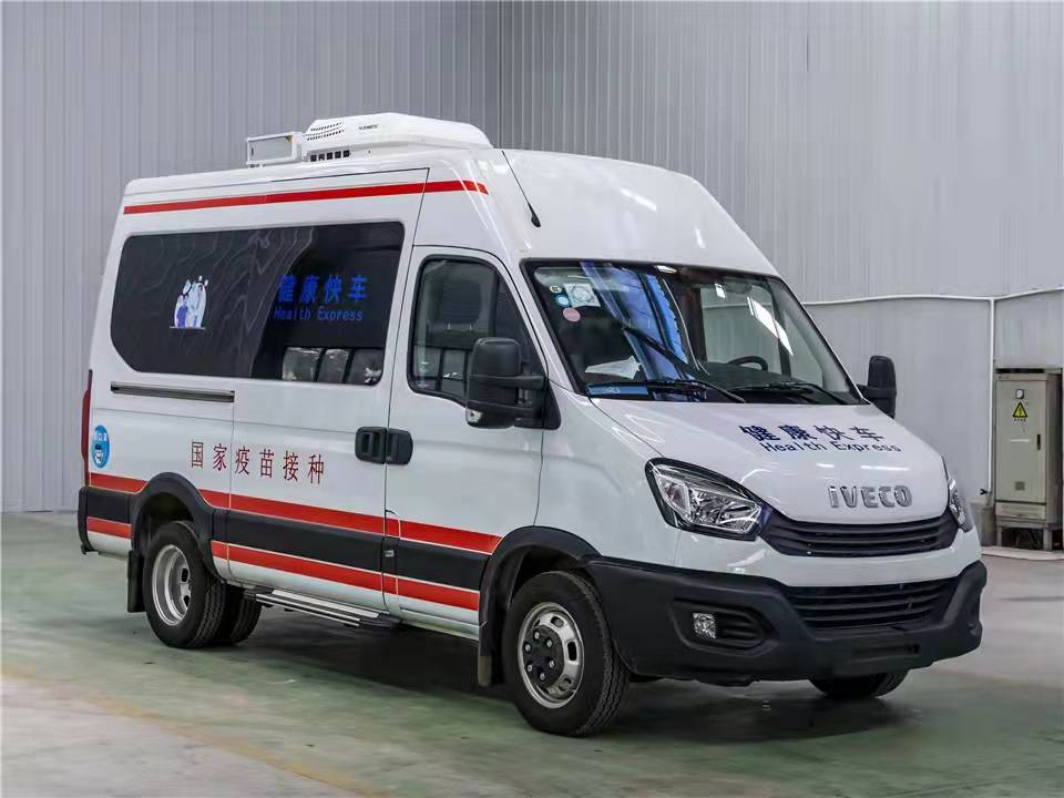 依維柯移動式疫苗接種車，可下鄉(xiāng)鎮(zhèn)